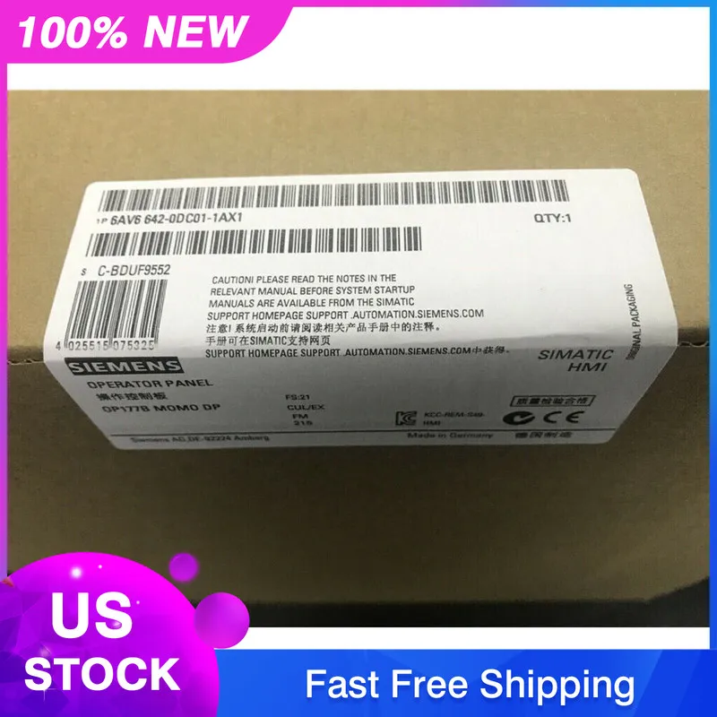 Панель оператора Siemens HMI 6AV6642-0DC01-1AX1 Touch Panel