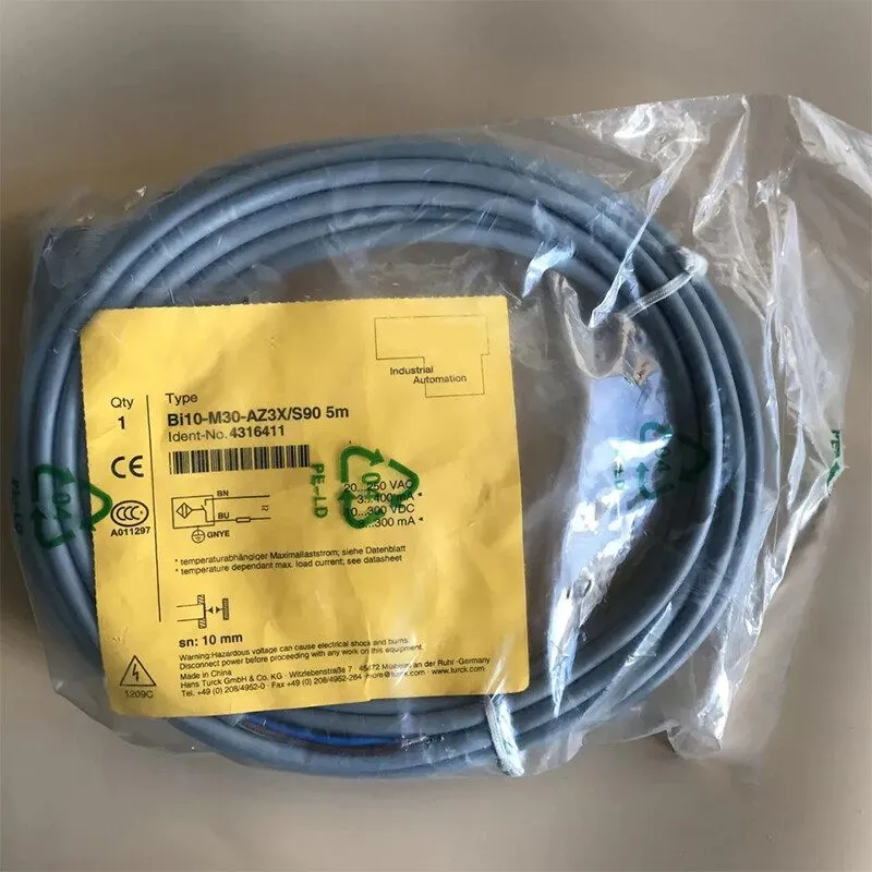 Датчик приближения Turck BI10-M30-AZ3X/S90 Inductive Proximity Sensor 4316410 M3