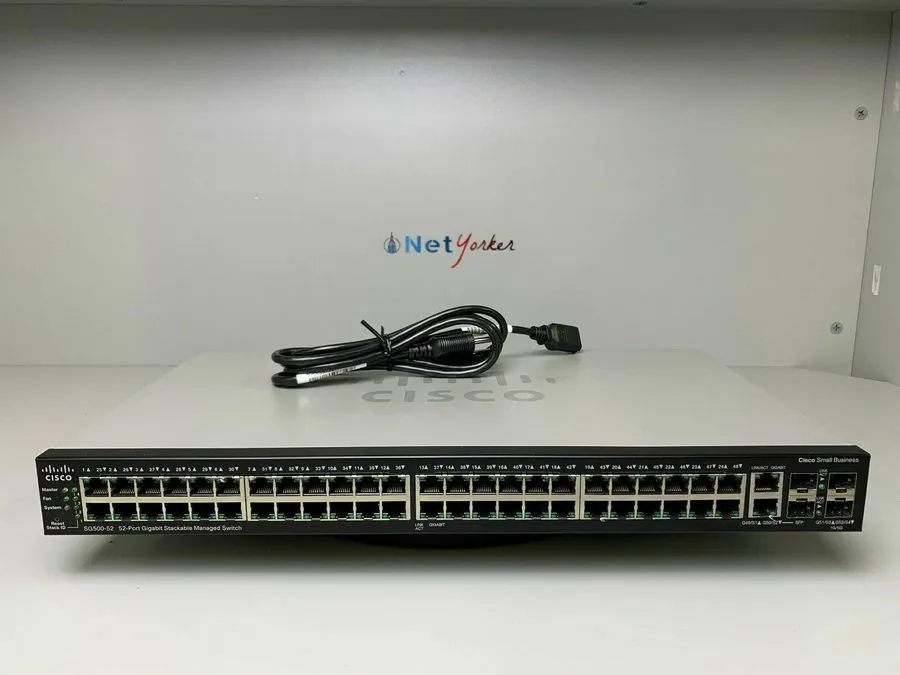 Коммутатор Cisco SG500-52 52-Port Gigabit PoE Stackable Managed Switch