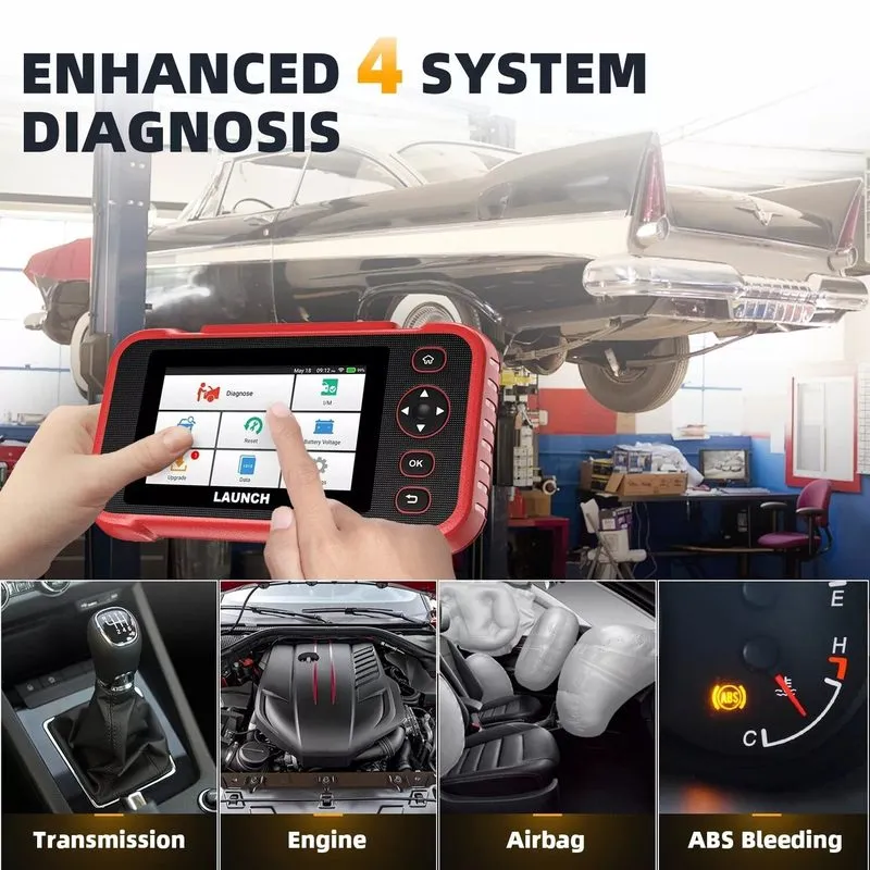 Диагностический сканер 2026 LAUNCH CRP129I Car OBD2 Scanner Engine ABS SRS SAS T — фото лота 2