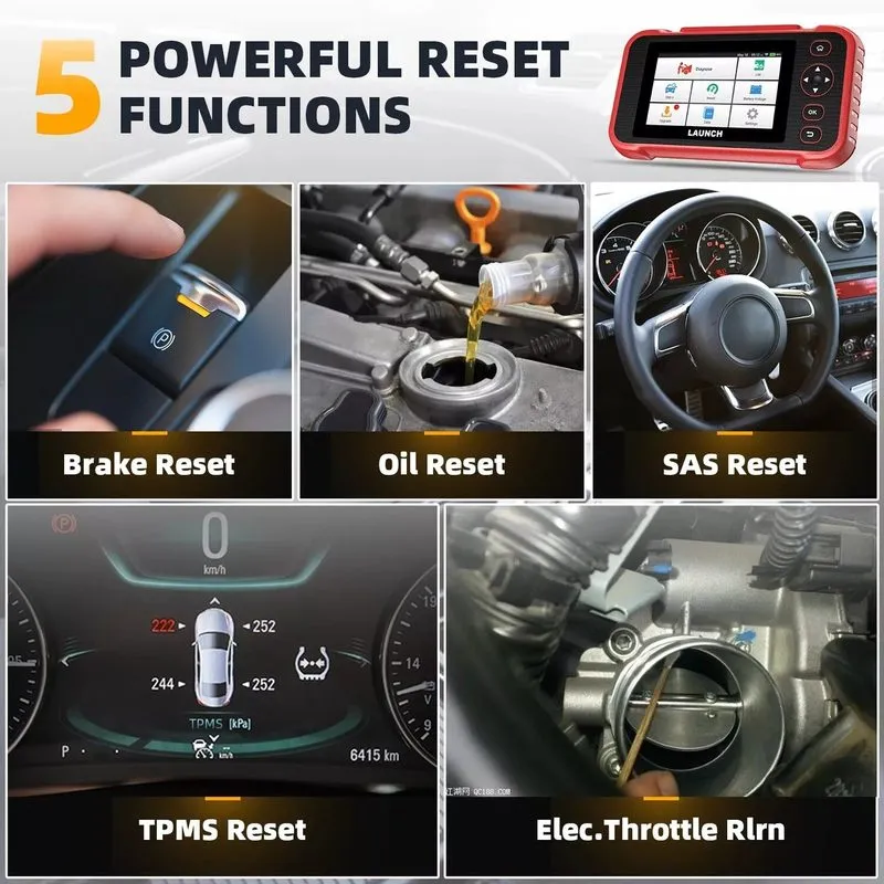 Диагностический сканер 2026 LAUNCH CRP129I Car OBD2 Scanner Engine ABS SRS SAS T — фото лота 3