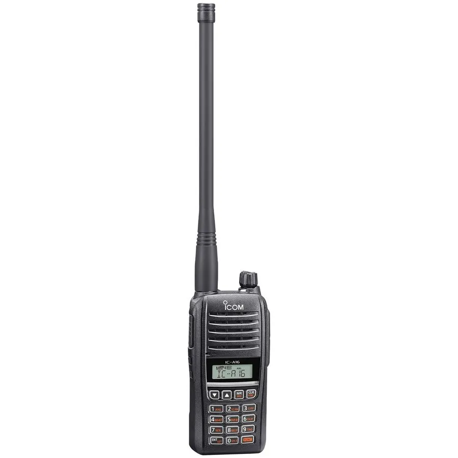 Радиостанция Icom IC-A16B VHF Air Band Aviation Radio Bluetooth 6W Handheld Tran