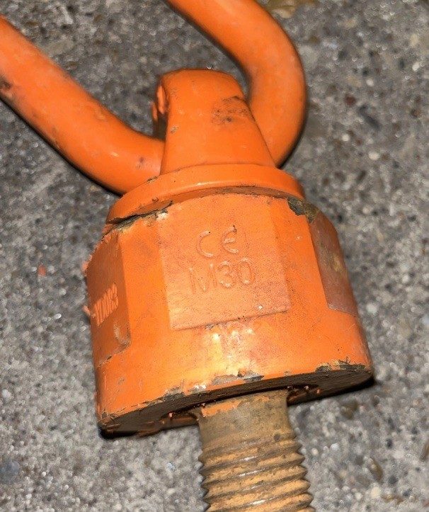 Таль Swivel Eye M30x35 Hoisting Eye 6.5T Safety Engineered Lifting Eye Rigging W