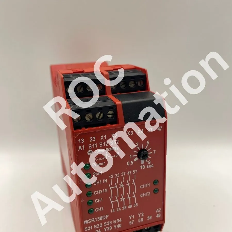 Реле безопасности Allen Bradley Guardmaster 440R-M23145 MSR138DP Series A 115VAC — фото лота 1