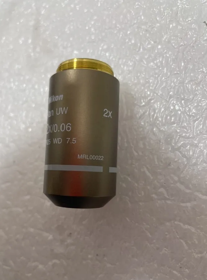 Объектив микроскопа Nikon MRL00022 Plan Achromat UW 2X/0.06 Microscope Objective