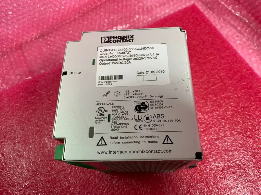 Блок питания Phoenix Contact QUINT-PS-3X400-500 Power Supply