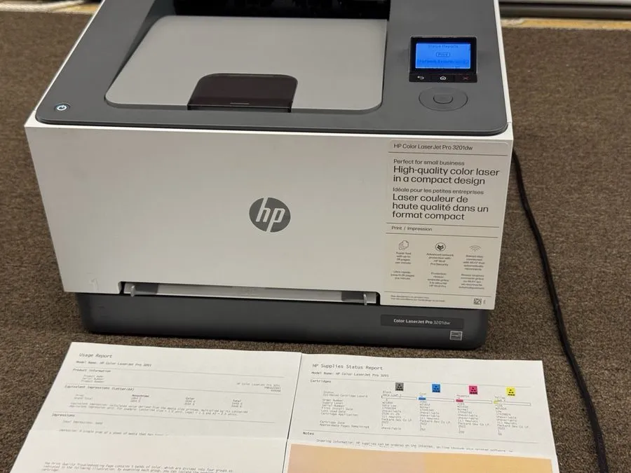 Лазерный принтер HP Color LaserJet Pro 3201dw Wireless Color Laser Printer Netwo