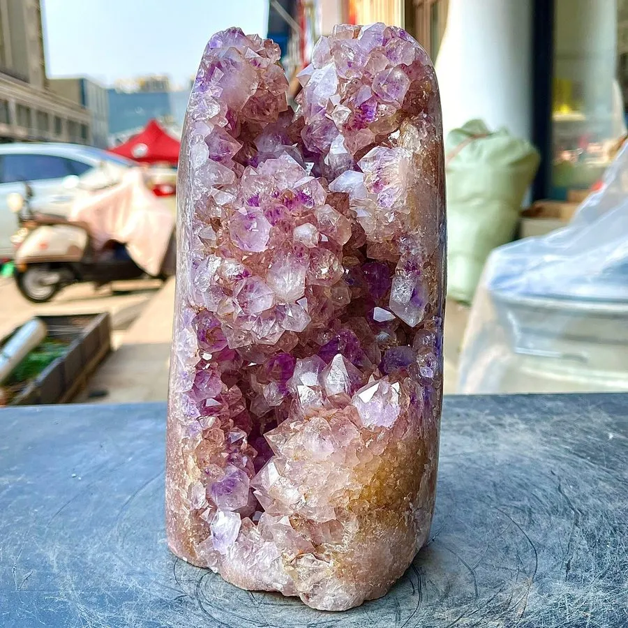 Лабораторный прибор 11.33LB Natural light pink amethyst with personalized spirit