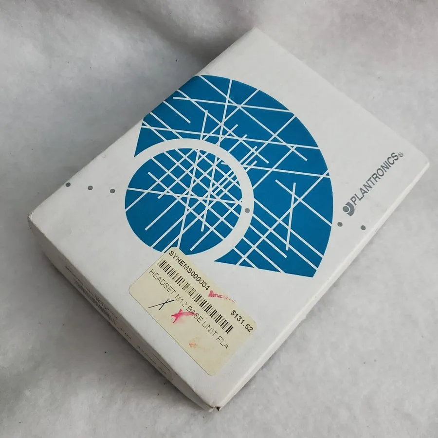 VoIP-шлюз Plantronics Headset Amplifier Model M12 43596-24 — фото лота 1