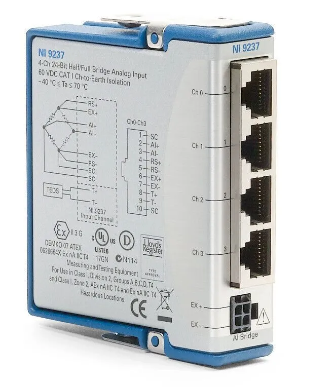 Модуль ввода-вывода National Instruments NI 9237 4-Channel Bridge Input Module R