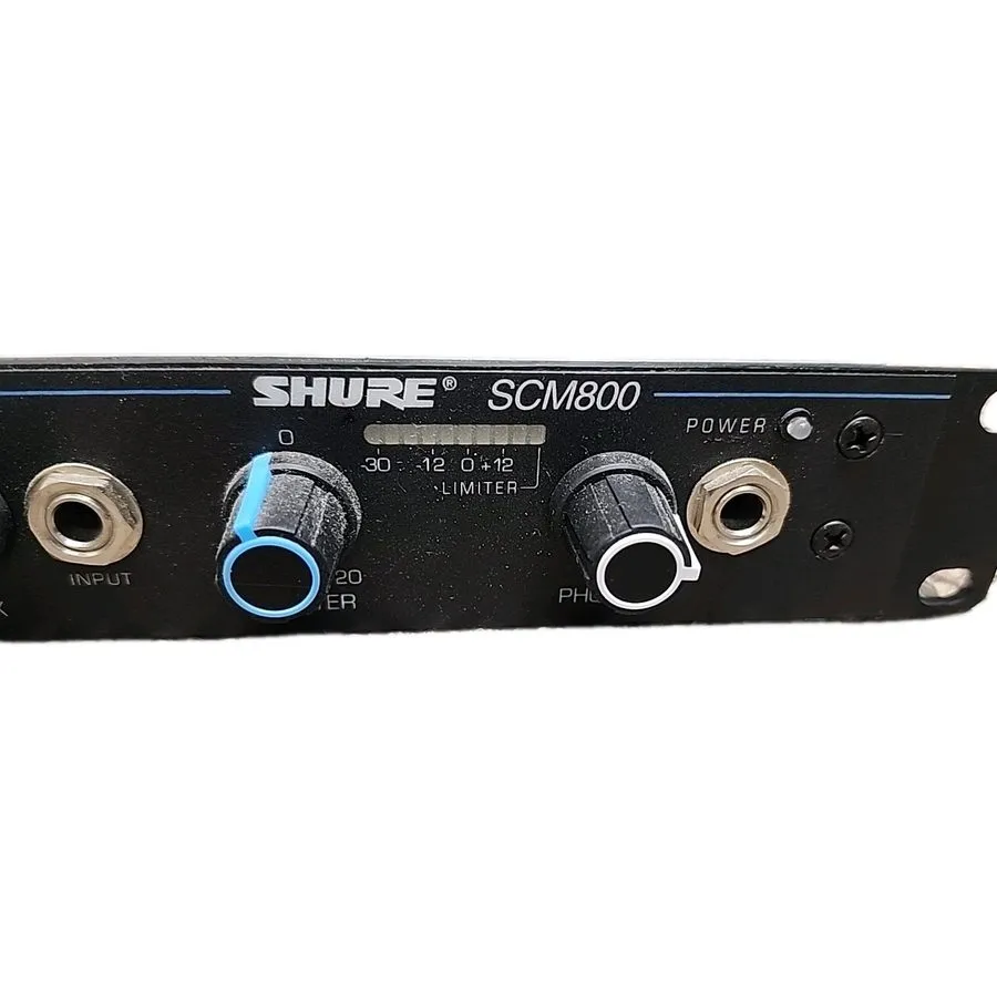 Микшерный пульт Shure SCM800 Rackmount Professional 8 Channel Microphone Mixer — фото лота 2