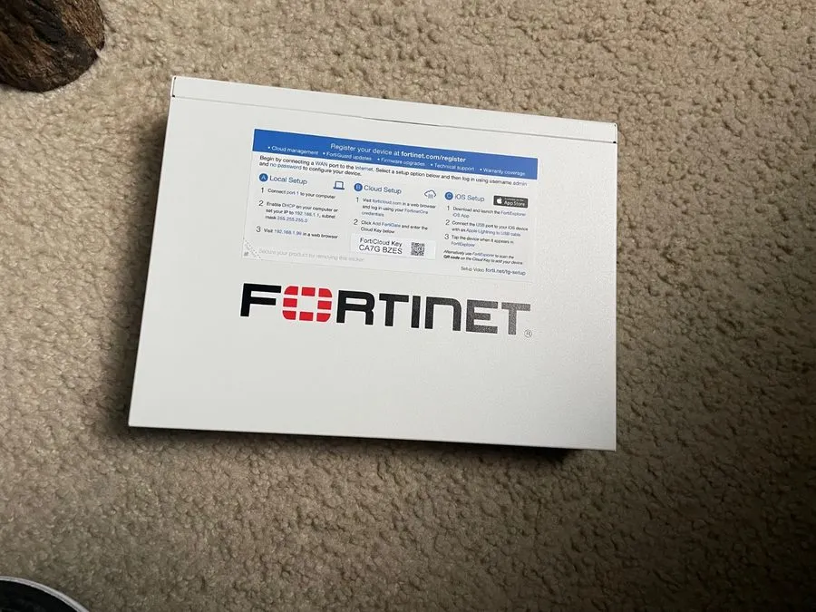 Межсетевой экран Fortinet FortiGate 40F FG-40F Enterprise Firewall Security Appl