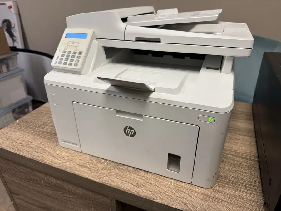 Лазерный принтер HP LaserJet Pro MFP M227fdn Monochrome Laser Printer Scanner Wo — фото лота 1