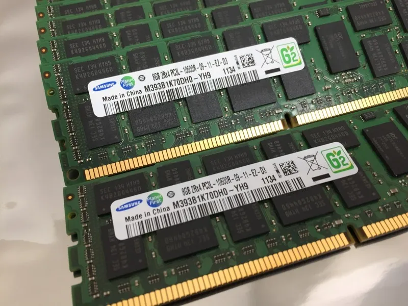 Модуль памяти Samsung 8GB ram DDR3 10600R ECC M393B1K70DH0 Registered Server RAM