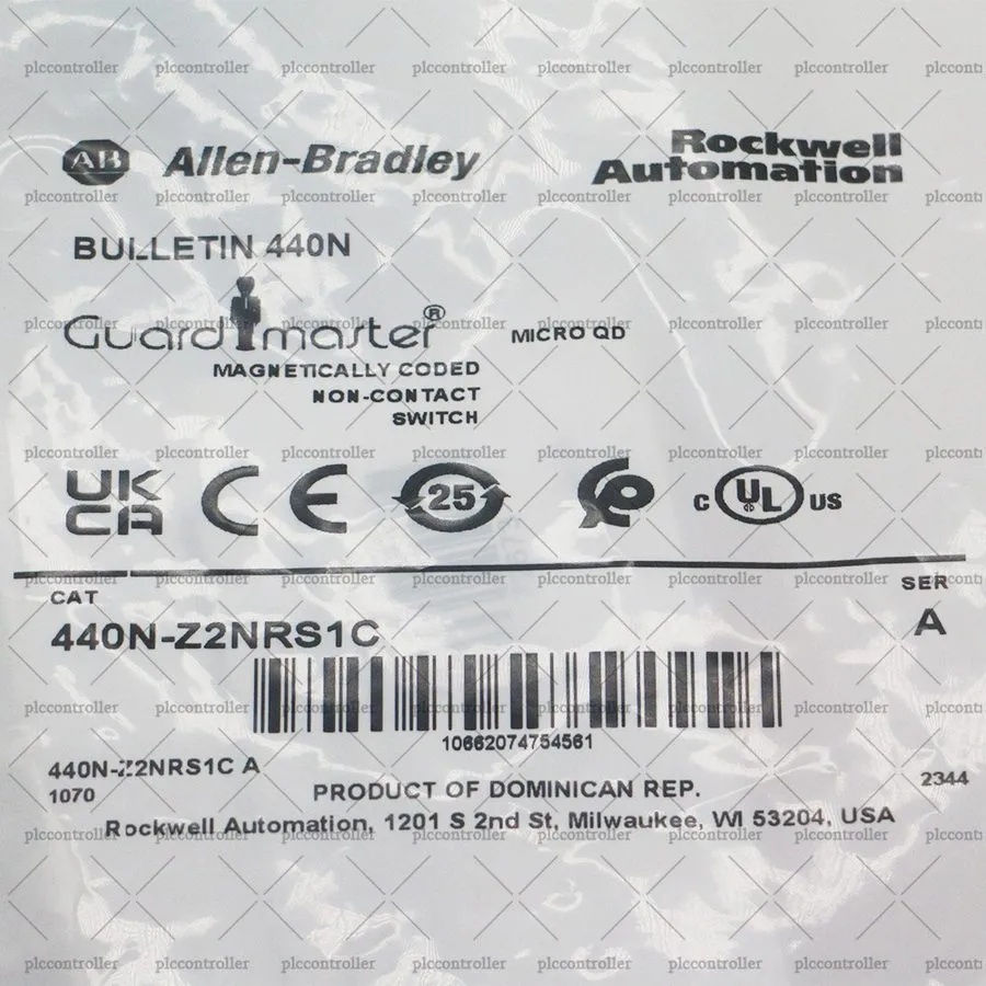 Реле безопасности Allen-Bradley 440N-Z2NRS1C Guardmaster 440N Non Contact Switch