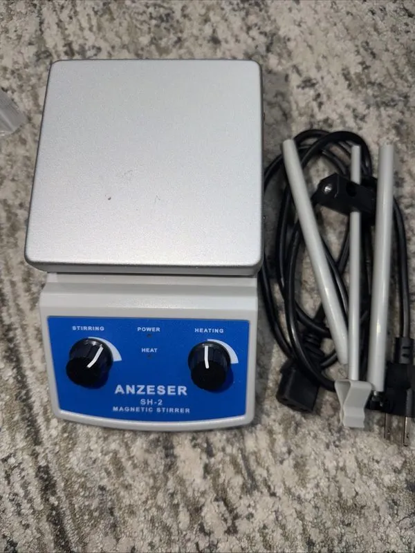 Батарея SH-2 Magnetic Stirrer Hot Plate Mixer Stainless Steel 100-2000 RPM