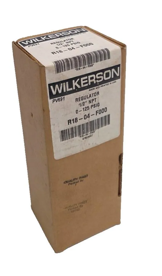 Трубопроводная арматура Wilkerson R18-04-F000b Air Pressure Regulator, 1/2" Pipe