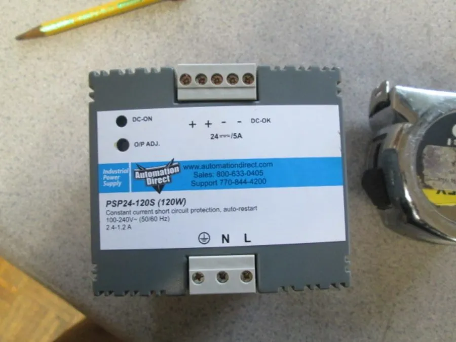 Блок питания RHINO PSP24-120S 24V DC 5A 120W DIN Rail Power Supply 120/240VAC