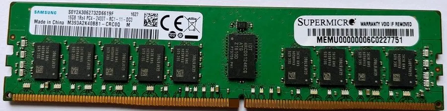 Модуль памяти Samsung M393A2K40BB1-CRC 16GB DDR4-2400 Registered ECC Server RDIM