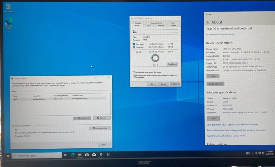 Оргтехника Intel NUC5CPYH NUC Desktop PC + 4GB RAM NO HDD / SSD
