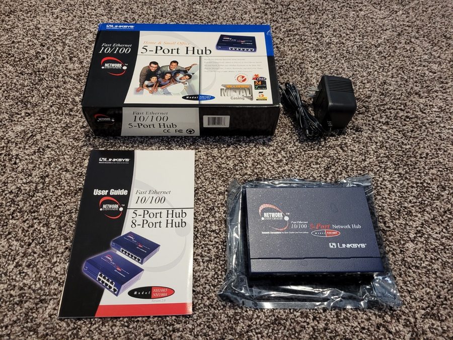 Коммутатор Linksys Network Everywhere NH1005 V2 Fast Ethernet 5 Port Hub