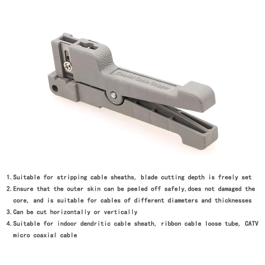 Стриппер Fiber Optic Cutter Tool 45-162 and 45-163 Coax Fiber Optical Cable Stri