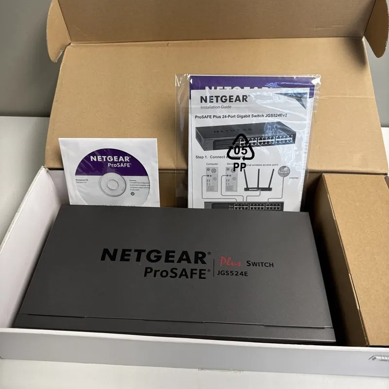 Коммутатор NETGEAR JGS524E-200NAS 24-Port Gigabit Ethernet Smart Managed Plus Sw