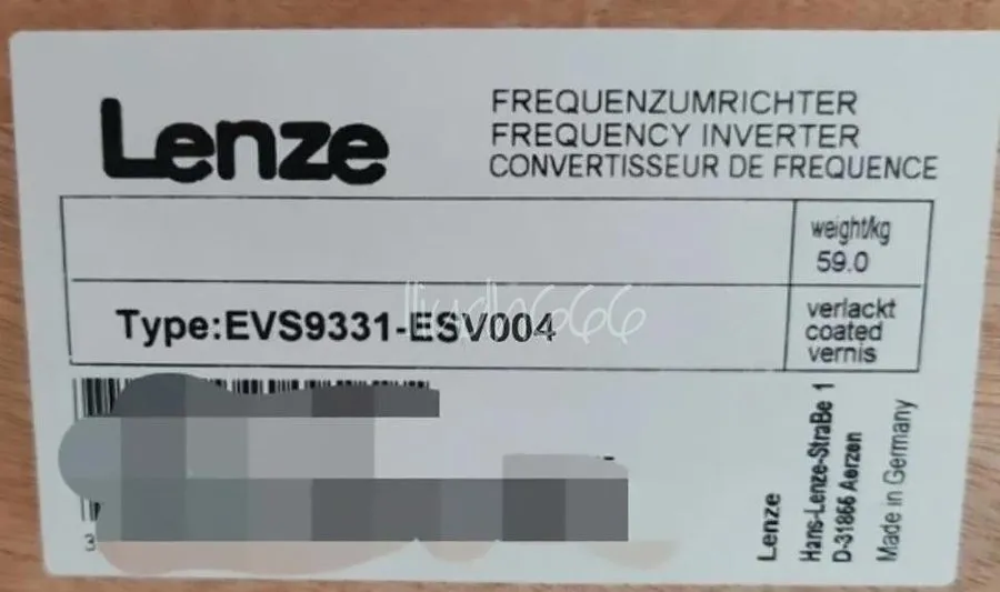 Сервопривод LENZE Servo Drive Inverter EVS9331-ESV004