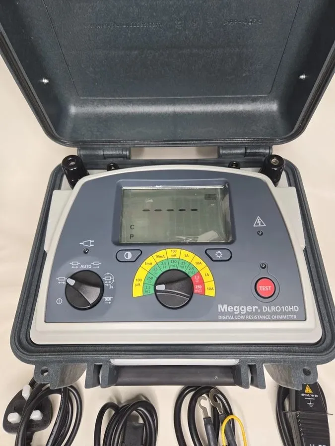 Тестер Megger DLRO10HD Digital micro ohmmeter Low resistance ohmmeter