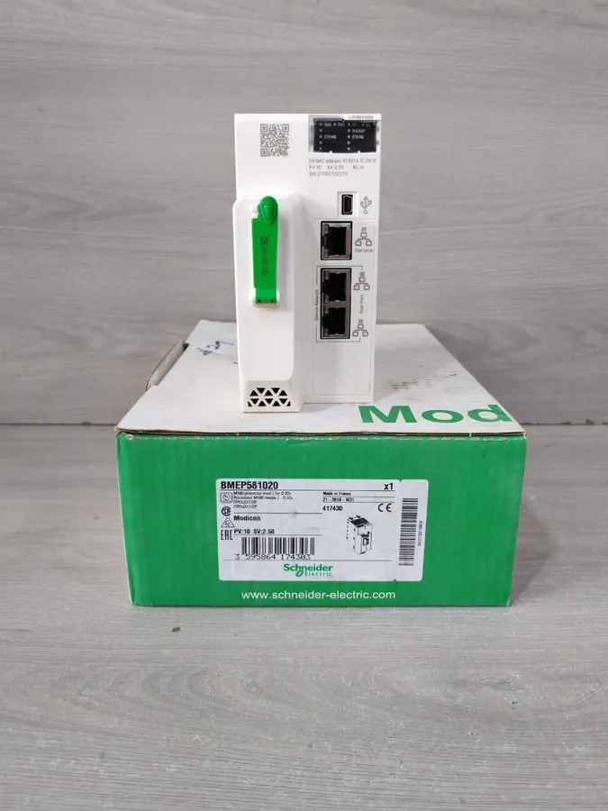 ПЛК Schneider Electric Modicon BMEP581020 M580 Processor level 1