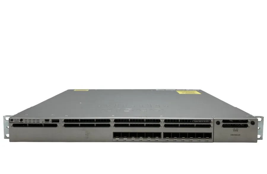 Коммутатор Cisco WS-C3850-12S-S 12-Ports Managed Network Switch Dual 350W AC