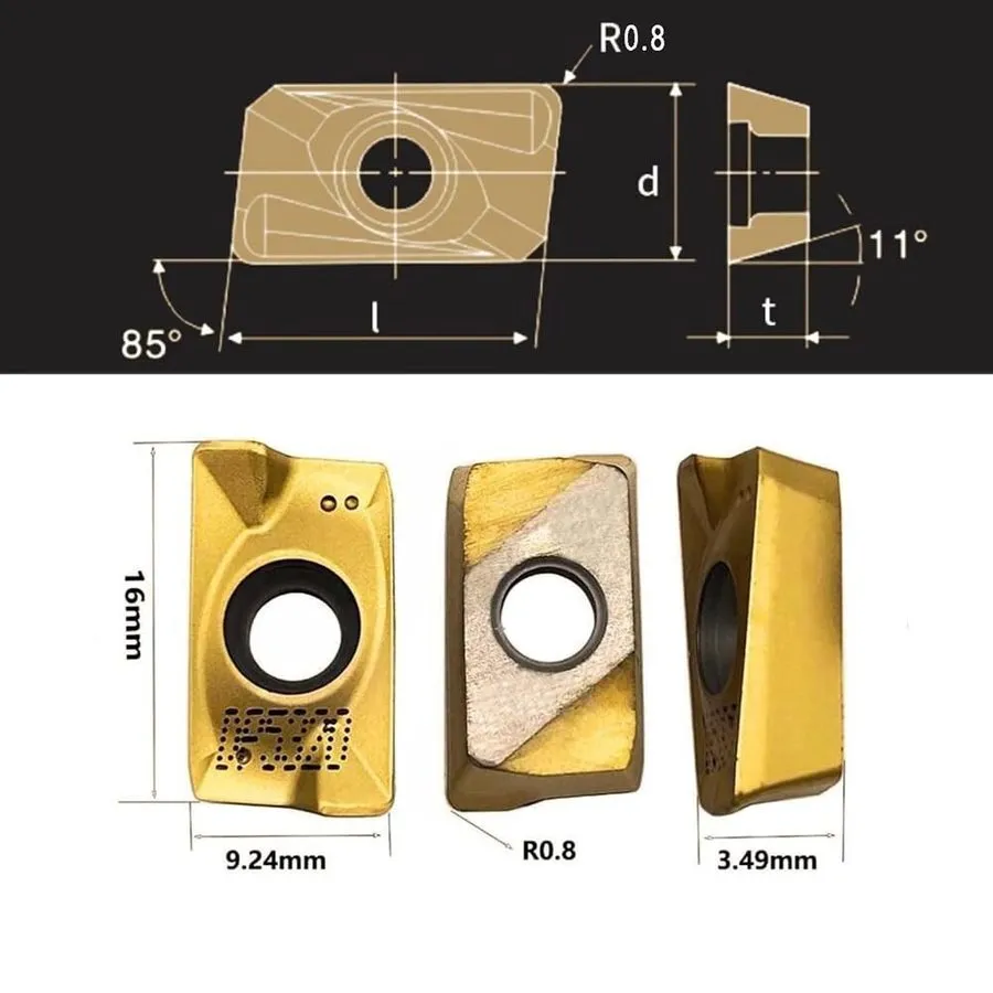 Режущий инструмент APMT1604PDER-DP Carbide Milling Inserts