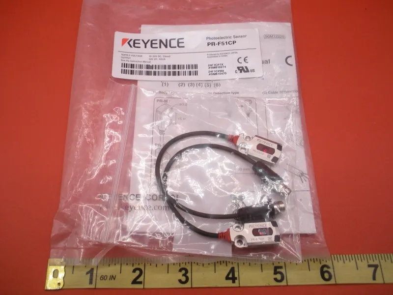 Фотоэлектрический датчик Keyence PR-F51CP Photoelectric Sensor, Thrubeam 0.6m, 1