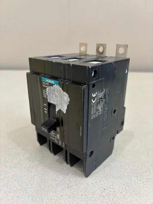 Автоматический выключатель SIMENS BQD BQD320 3 POLE 20 AMP 480V GRAY CIRCUIT BRE — фото лота 2