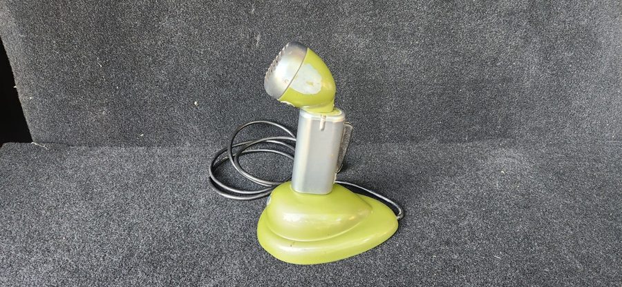Микрофон Vintage 1950's Shure CR20SLJ Microphone w/PTT grip & EV S36 stand, work — фото лота 1