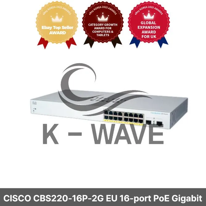 Коммутатор CISCO CBS220-16P-2G EU 16-port PoE Gigabit Switch 2SFP / Express
