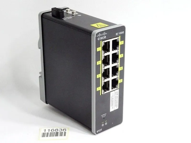 Коммутатор Cisco IE-1000-6T2T-LM 6 Port FE Copper 2 Port FE Copper Uplink Indust