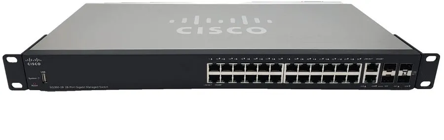 Коммутатор Cisco SG350-28 28-Port Gigabit Managed Switch, Non-PoE ( )