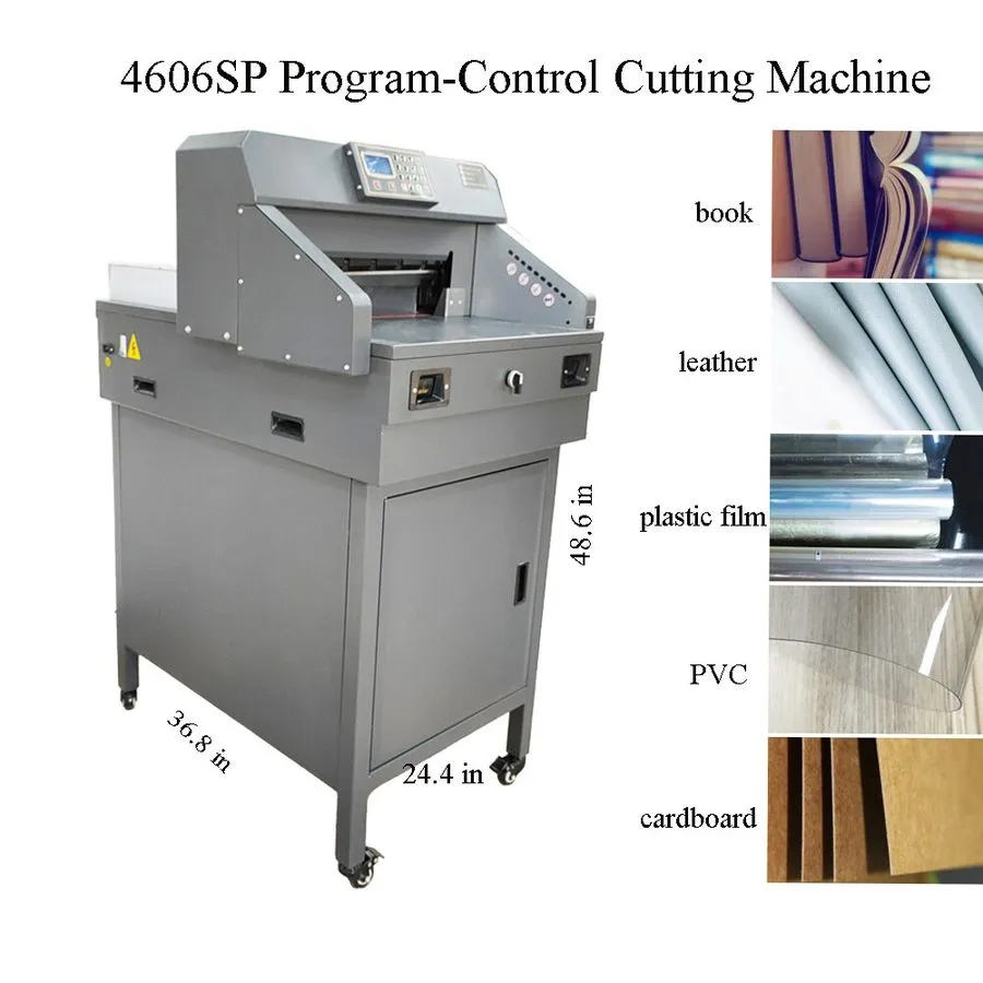 Резак для бумаги 110V 4606SP Program Control Electric Paper Cutter 18" 460mm Sta