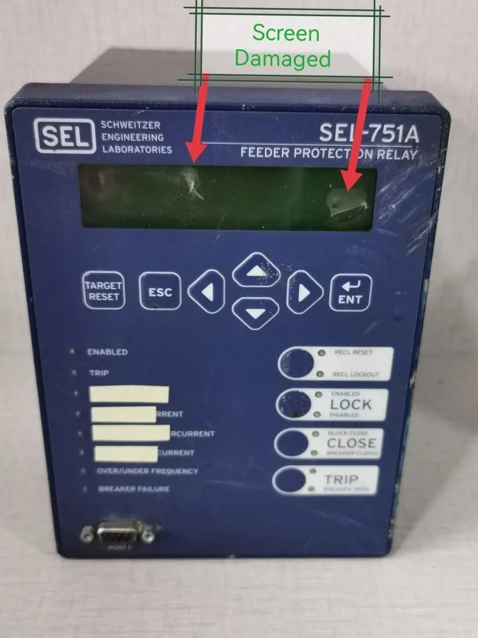 Реле защиты Sel Schweitzer SEL-751A 120-240VAC Feeder Protection Relay