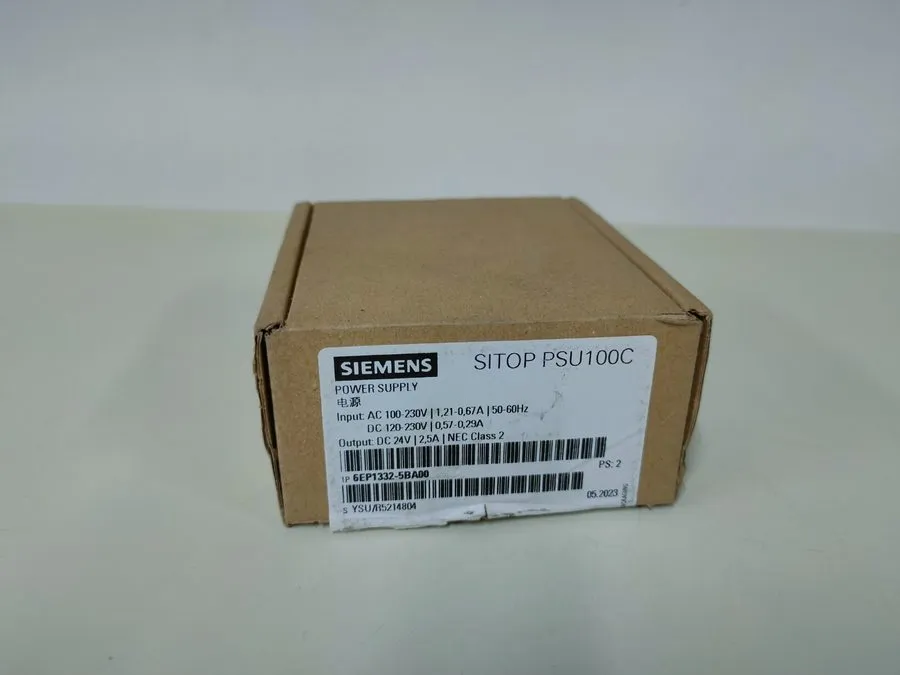 Блок питания SIEMENS 6EP1332-5BA00 SITOP PSU100C POWER SUPPLY 24 VDC
