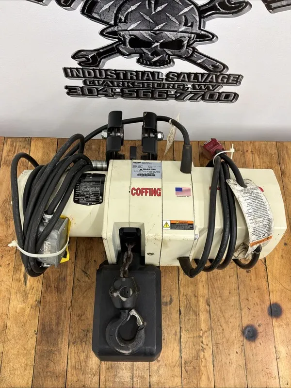 Таль Coffing Electric Chain Hoist 1/4T JLCET0516 115V 16 FPM 13’ Chain 10’ Remot
