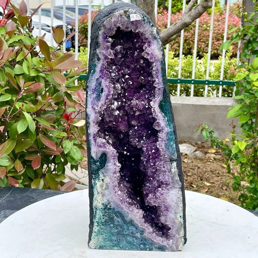 Лабораторный прибор 54.34LB Natural purple Fluorite Quartz Crystal Mineral speci — фото лота 1