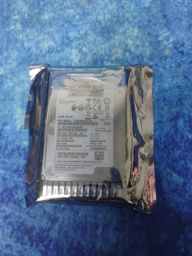 Жёсткий диск 872483-004 HPE 600GB SAS 12G 10K SFF SC DS HDD — фото лота 1