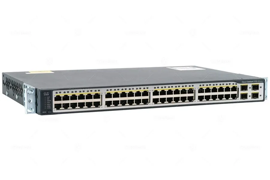 Коммутатор Cisco WS-C3750V2-48TS-S 48-Port Ethernet Network Catalyst