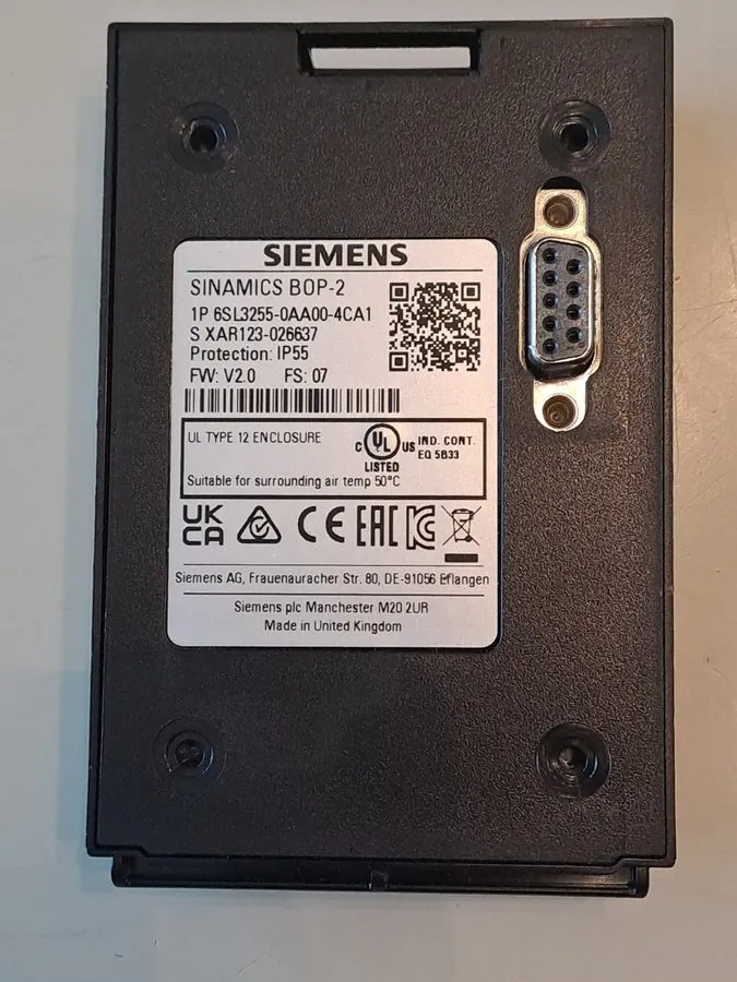 Частотный преобразователь Siemens 6SL3255-0AA00-4CA1 SINAMICS G120XA PN