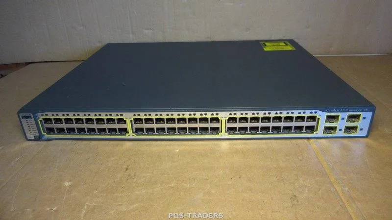 Коммутатор Cisco Catalyst WS-C3750V2-48PS-S 48-Port PoE Switch WS-C3750-48PS-S