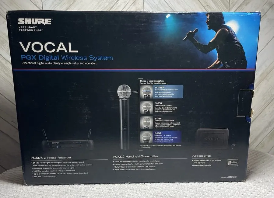 Радиосистема Shure PGX24/SM58 Wireless Microphone System