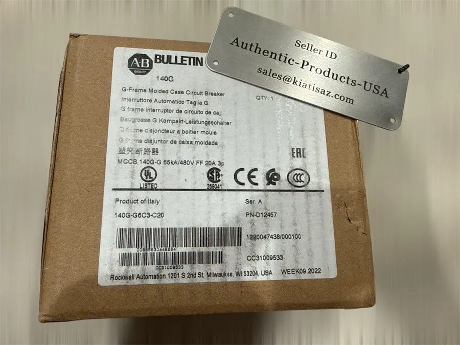 Автоматический выключатель 140G-G6C3-C20 G Frame Molded Case Circuit Breaker 3P/