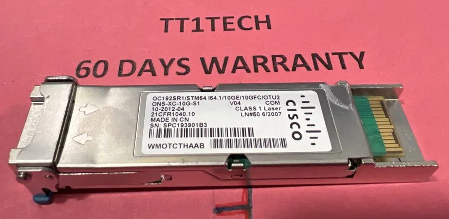 Трансивер Cisco ONS-XC-10G-S1 10GE LR XFP Transceiver 10-2012-03/04 OC192SR1/STM